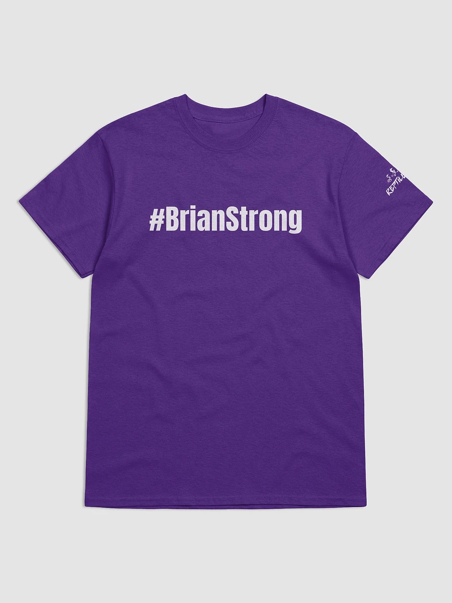 #BrianStrong On Front Edition - Purple For Pancreatic Cancer - Reptile Army Tee product image (1)