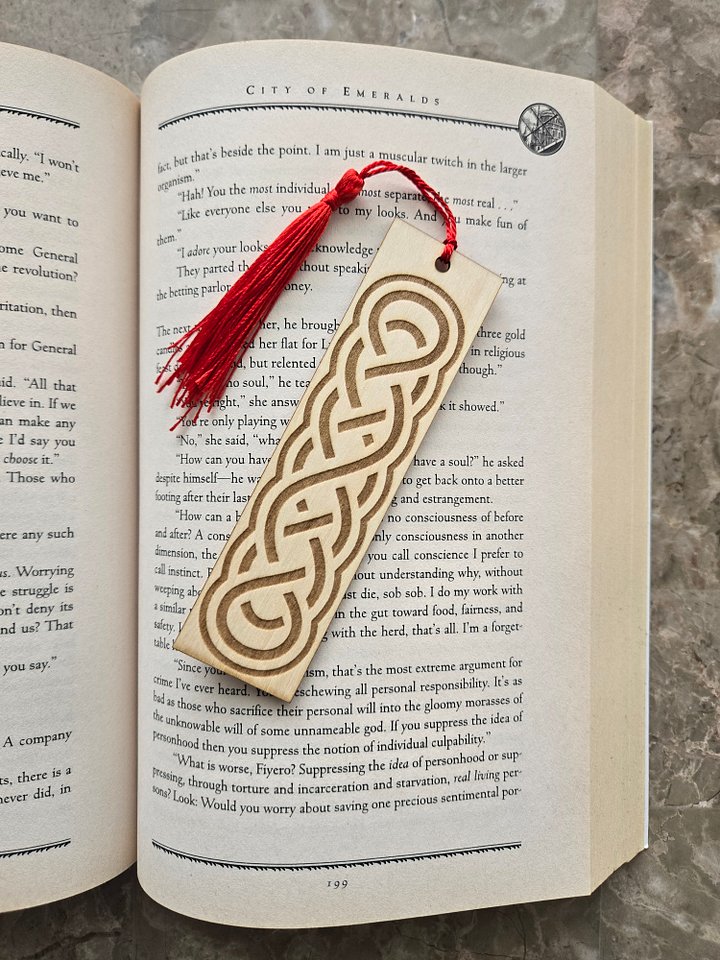 Wooden Bookmark - Celtic Knot 2 product image (2)