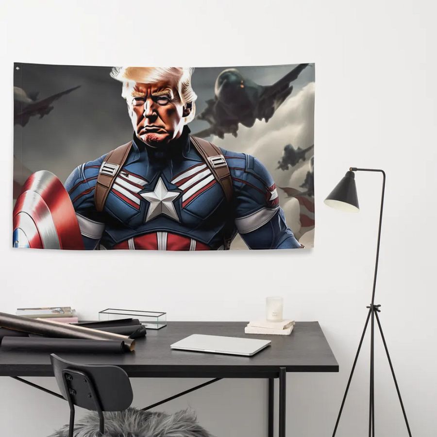 Captain Trumpmerica Flag product image (9)