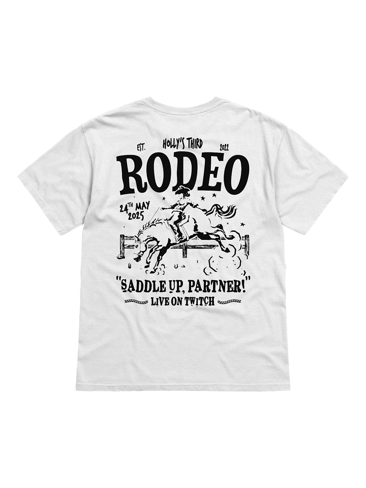 LIMITED EDITION 3rd Twitch Partner Anniversary T-Shirt! Black Print product image (2)