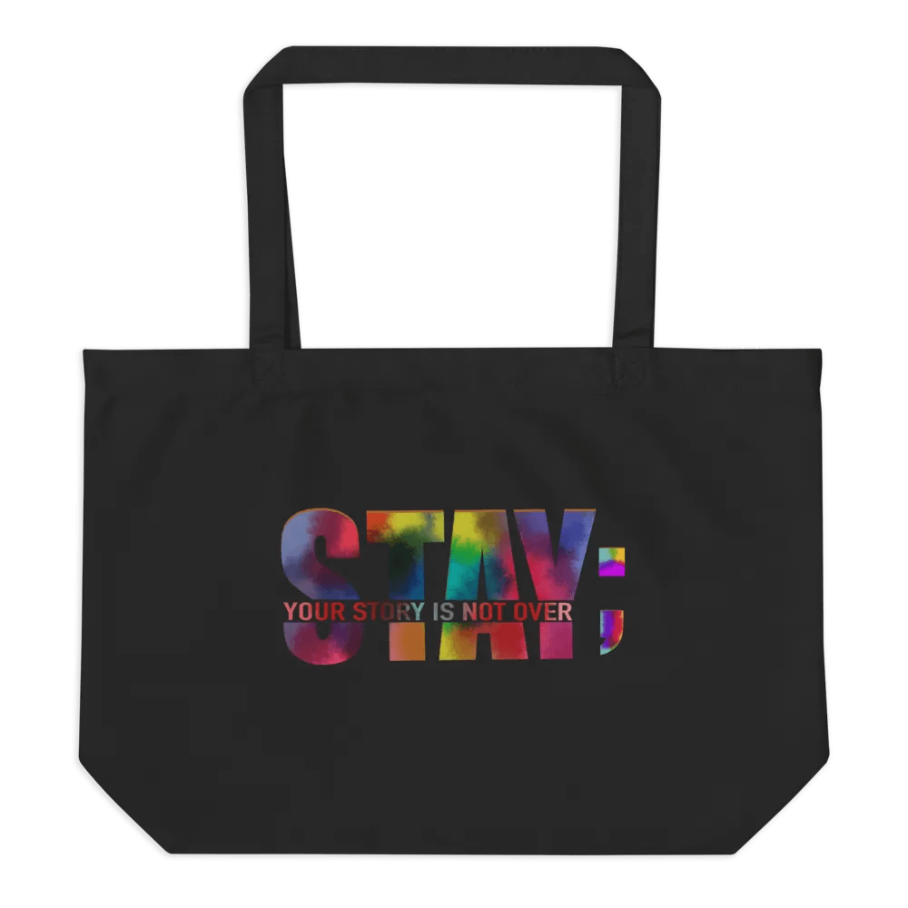 "Stay" Suicide Awareness Econscious Tote Bag product image (2)