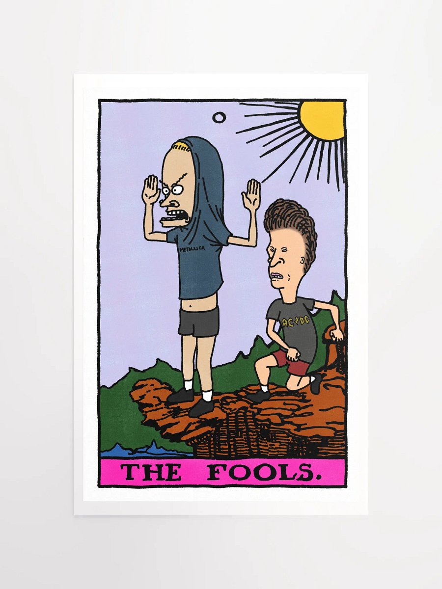 Cornholio Beavis and Butthead Fool Tarot Card Print product image (4)