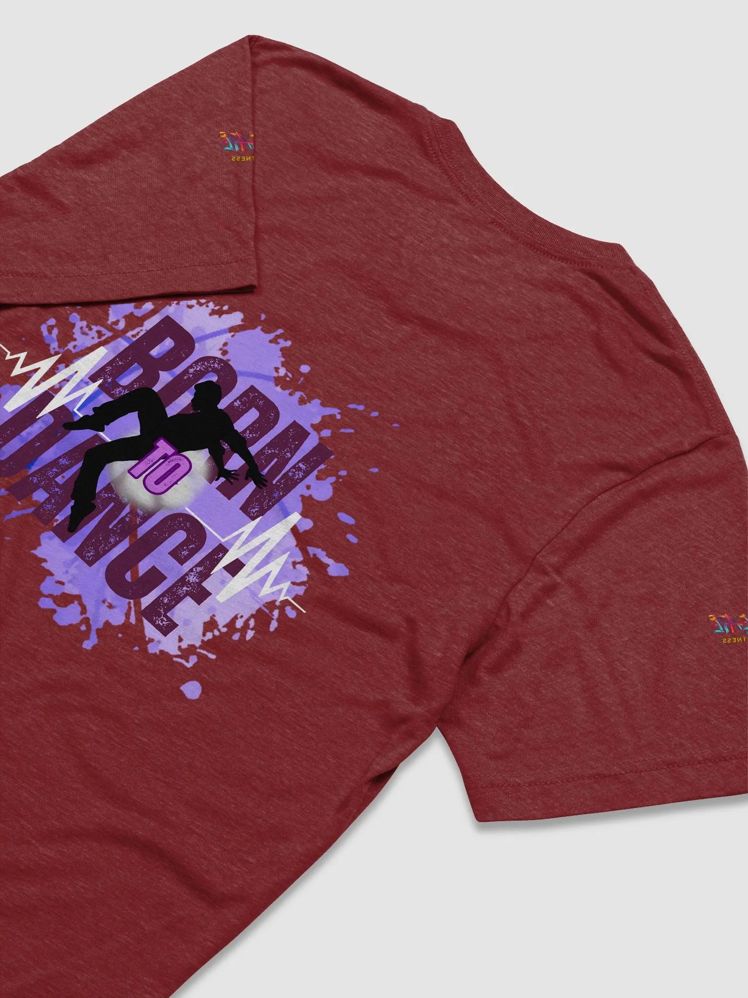 Born to Dance His Silhouette Tri blend Tee product image (4)