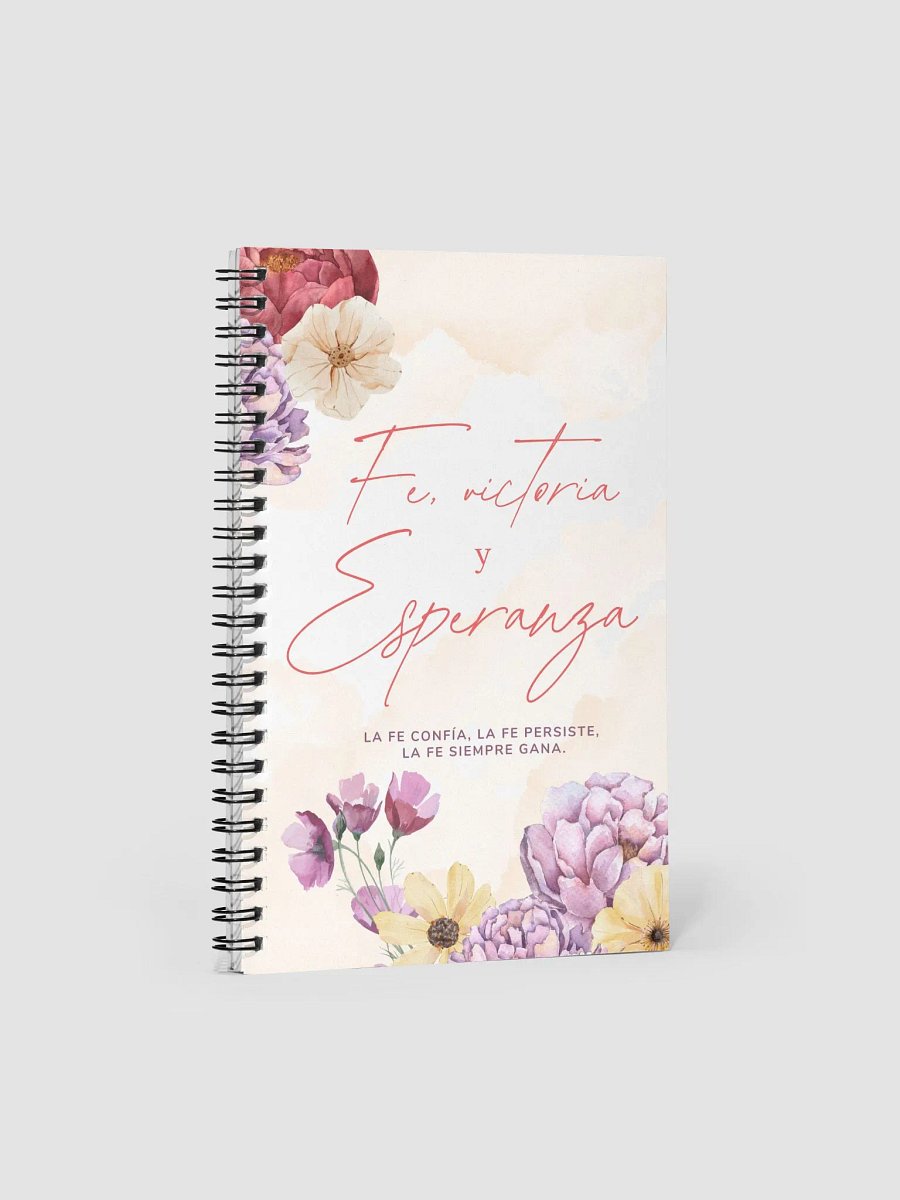 Fe, Victoria y Esperanza Spiral Notebook product image (1)