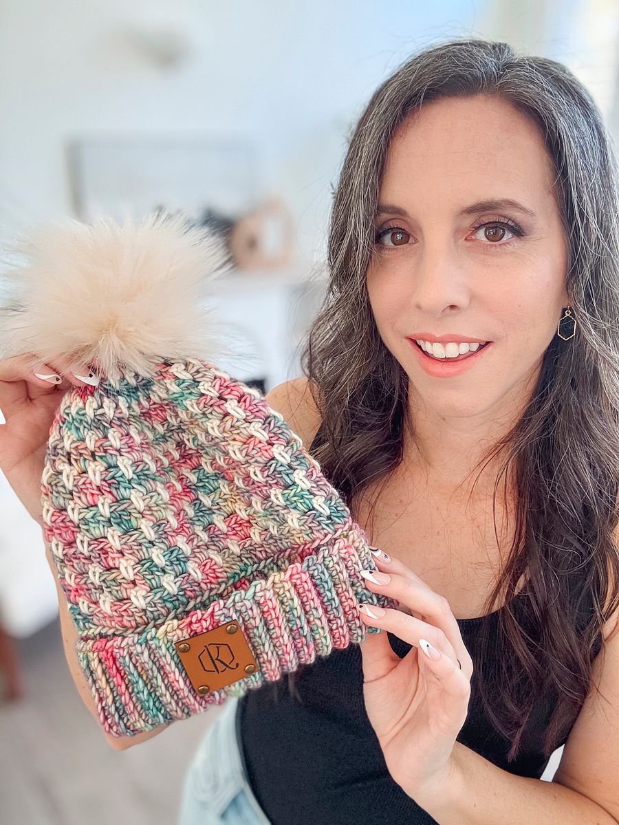 Block Stitch Crochet Hat Pattern, 7 Sizes + Video Tutorial product image (5)