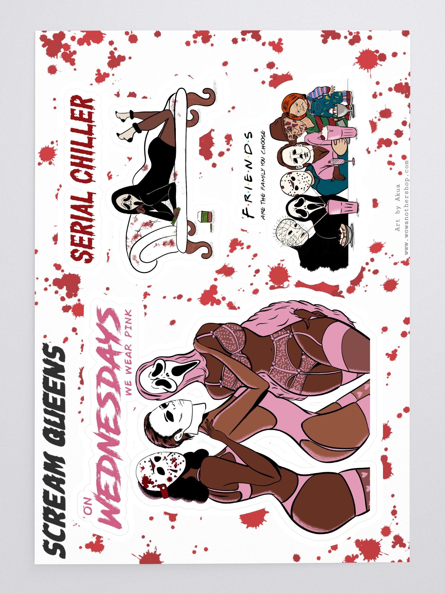 Scream Queens Sticker Sheet product image (3)