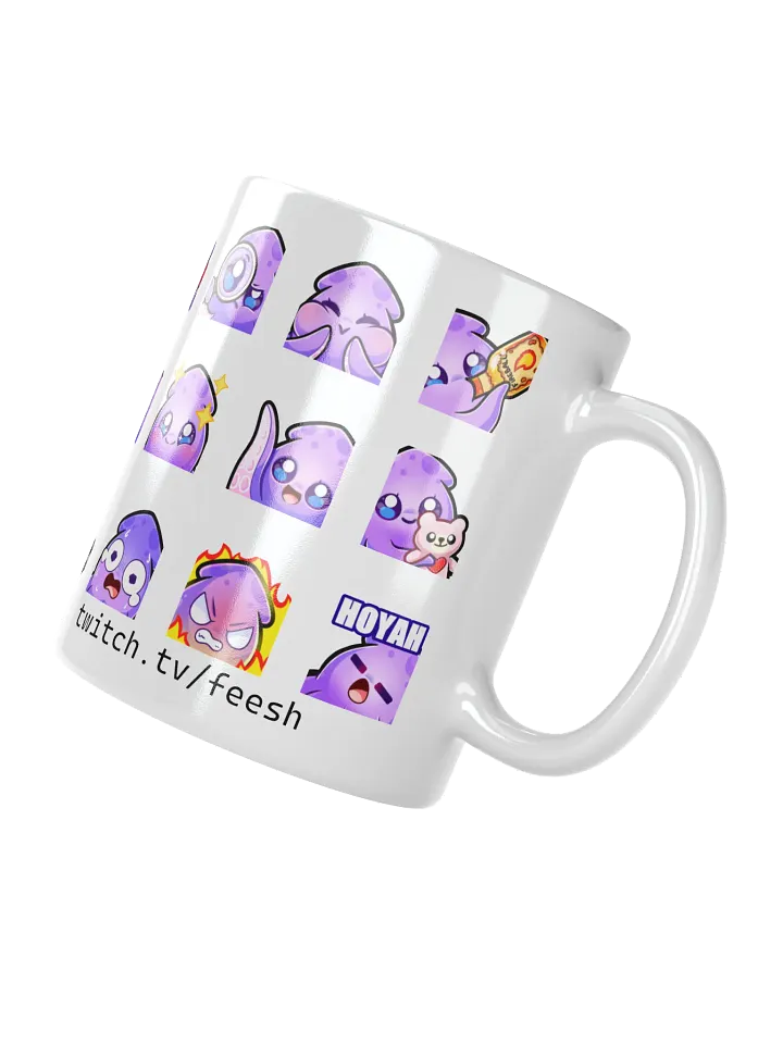 Squid Emote Coffee Mug [white] product image (2)