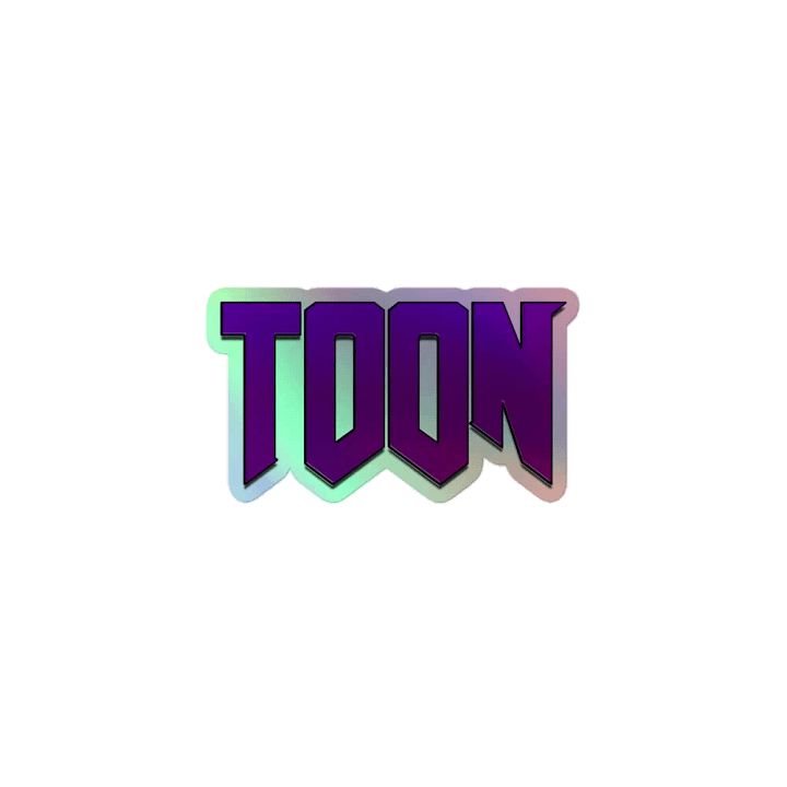 TOON Holographic Sticker product image (1)
