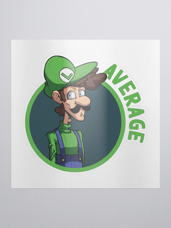 The Average Man Sticker product image (1)
