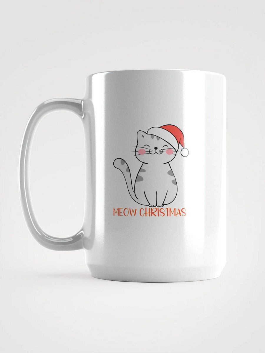Meow Christmas White Glossy Mug product image (6)