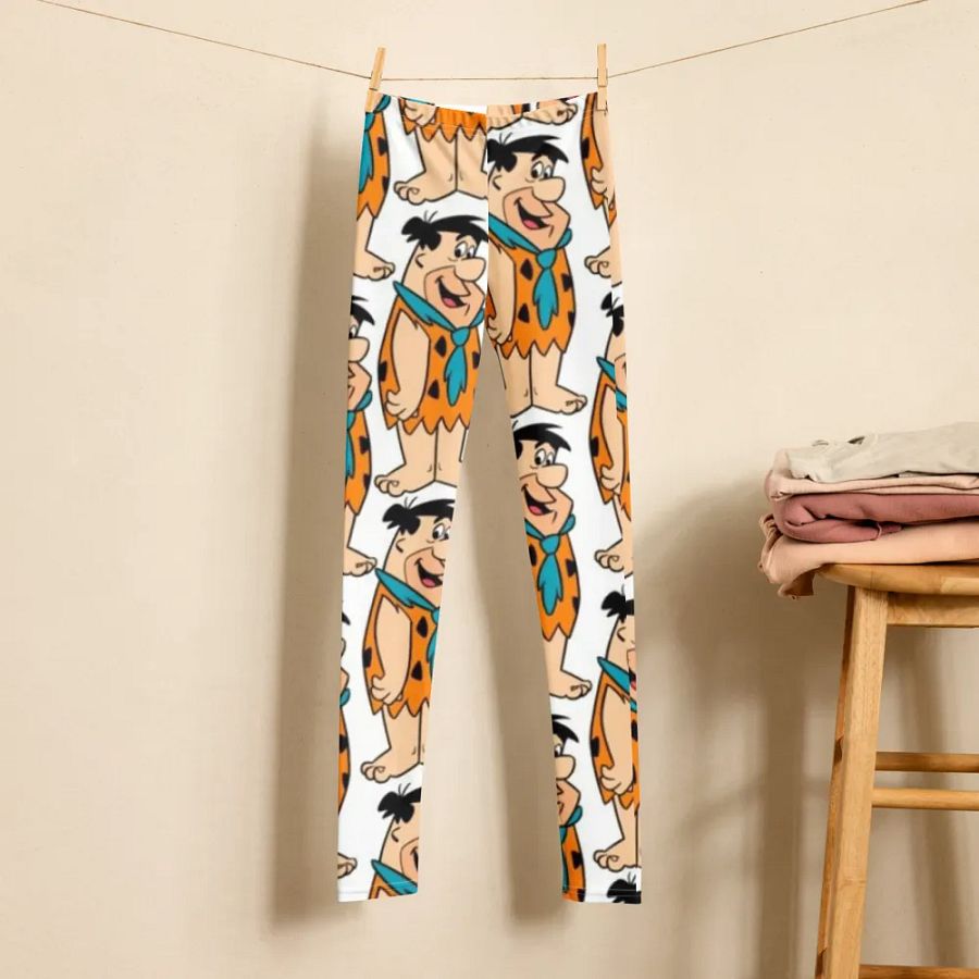 Kids Leggings – Flintstones Print for Retro & Fun Style product image (6)