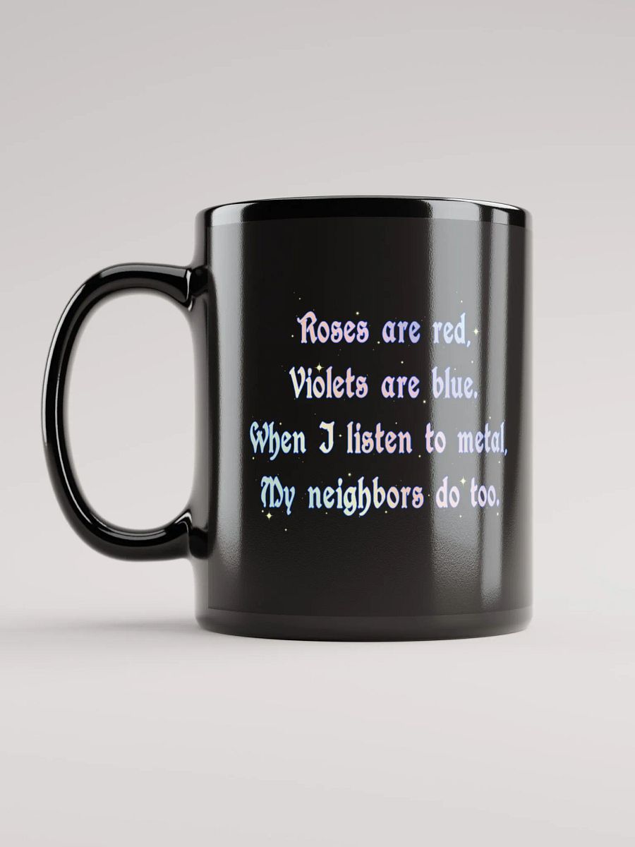 Roses Are Metal (Rainbow Sparkle) Mug product image (12)