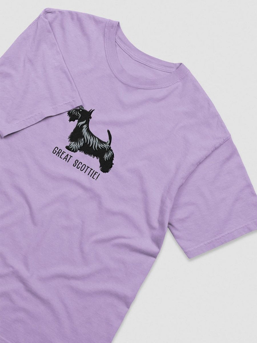 Great Scottie T-Shirt(Embroidered) of a Scottish Terrier product image (6)