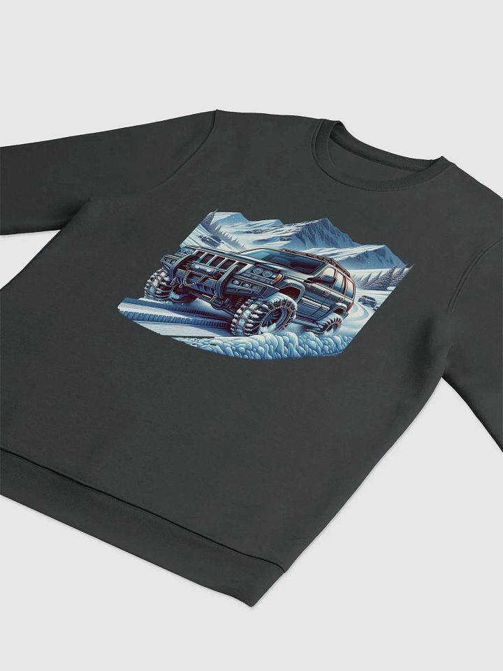 The Snowy Adventure Car Unisex Eco Sweatshirt product image (1)