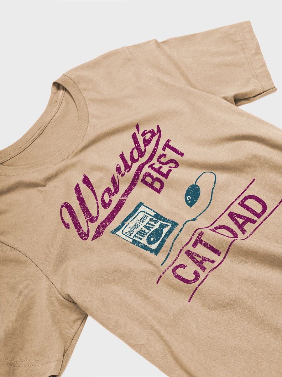 World's Best Cat Dad Unisex Tee product image (3)