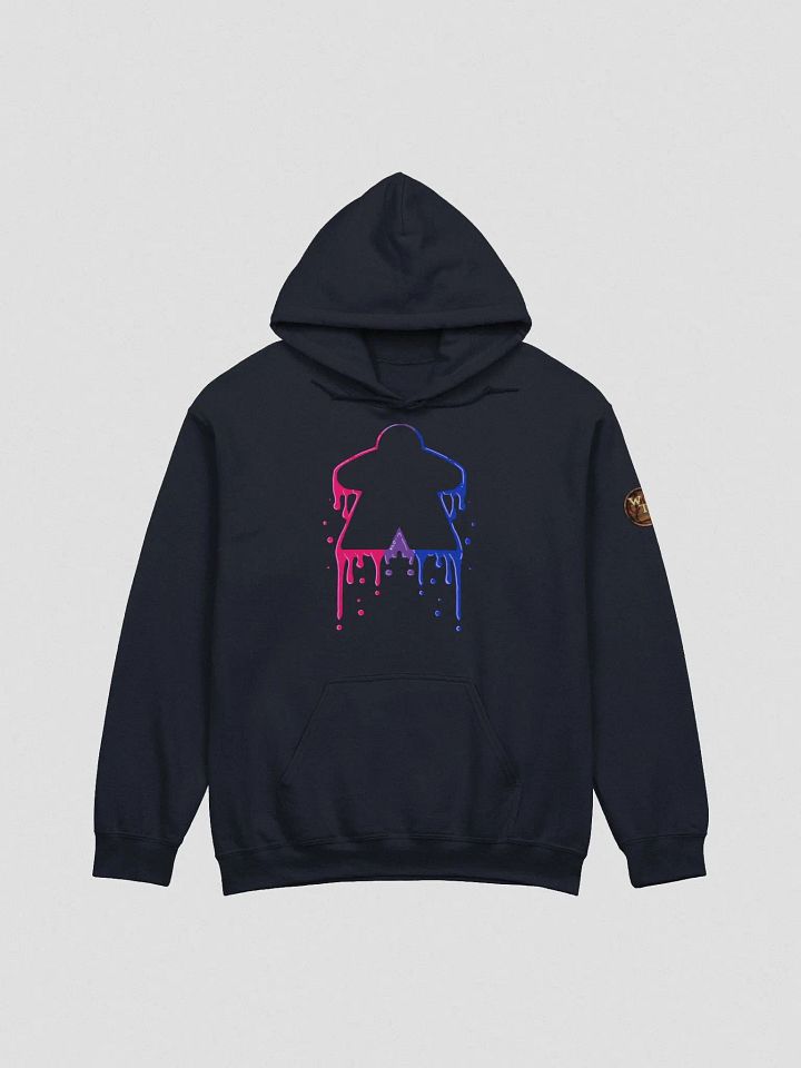Drippy Bi Pride Meeple Hoodie product image (2)