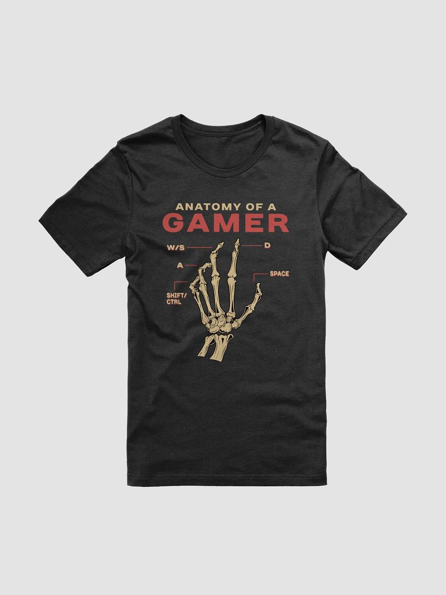 Funny Anatomy of a Gamer Hand Skeleton T-Shirt product image (5)