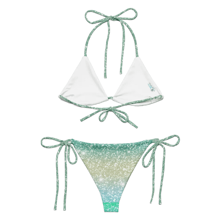 Glitter Unicorn Texture Design String Bikini (2) product image (2)