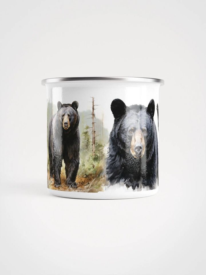 Black Bears Enamel Mug product image (2)