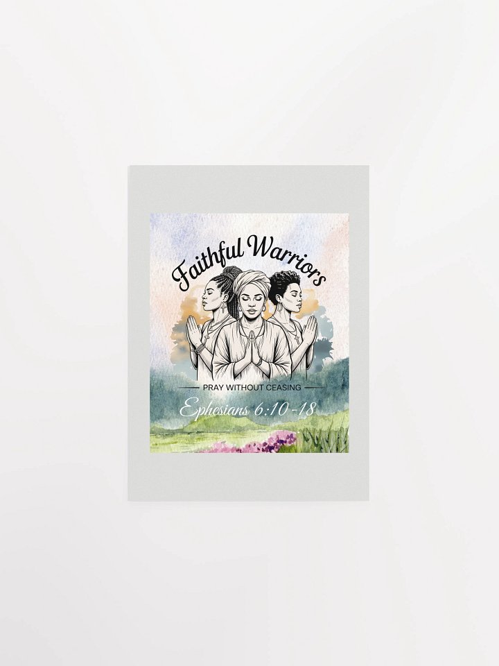 Faithful Warriors Christian Paper Poster - Printable. product image (3)