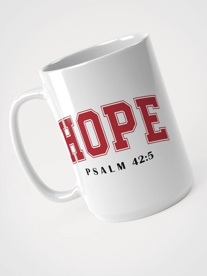 Bold Hope White Glossy Mug product image (2)