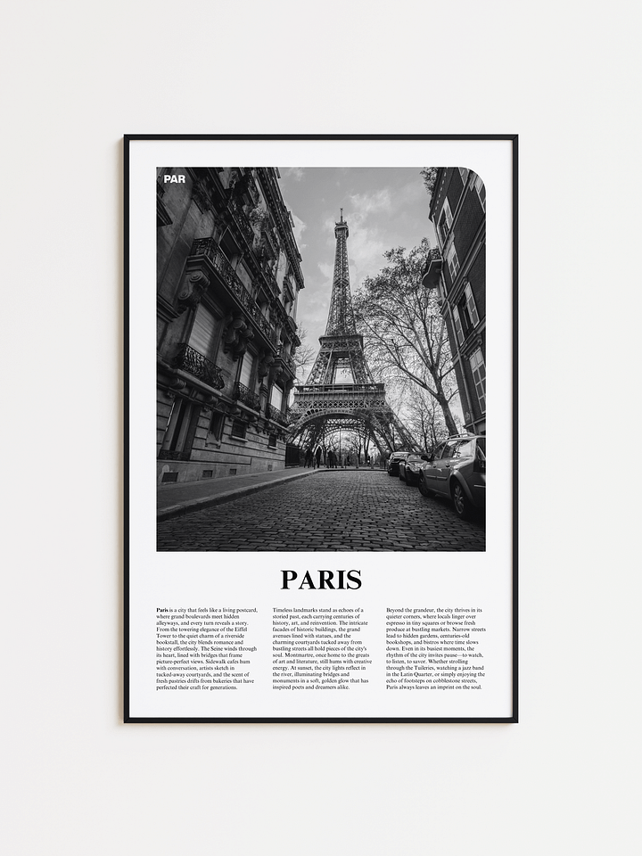 Paris 02 Newspaper Poster product image (1)