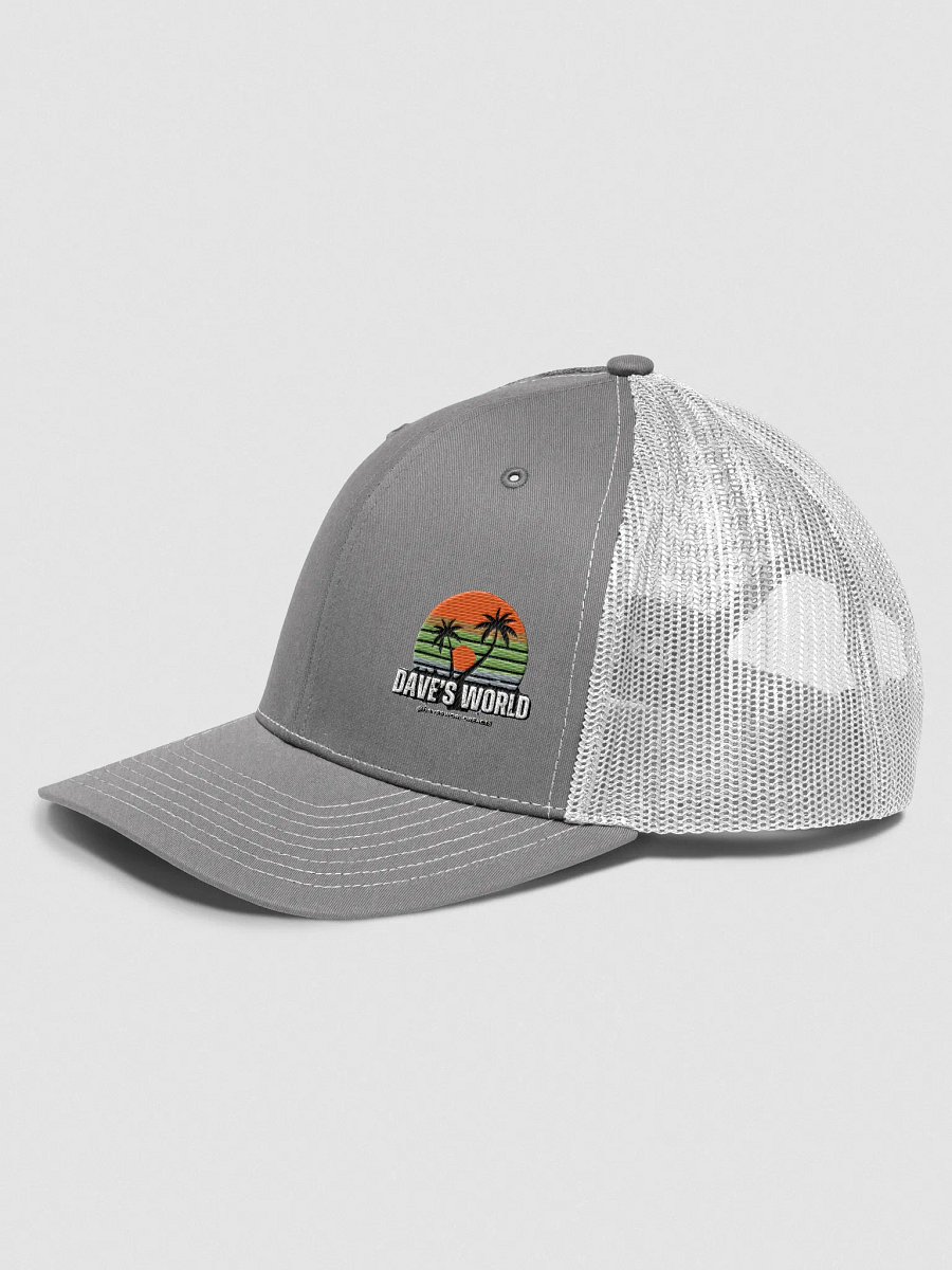 Dave's World Trucker Hat -Gray/White product image (2)