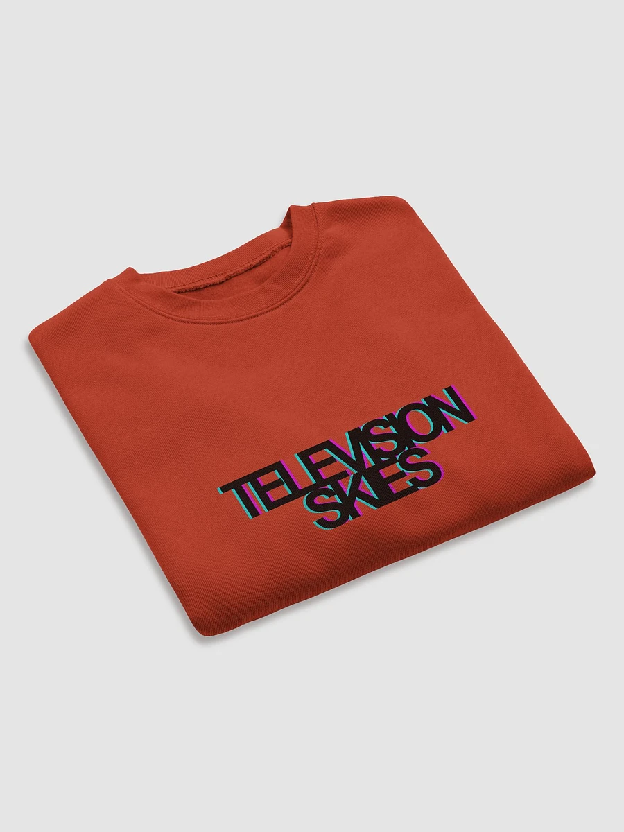 GLITCHY TELEVISION SKIES CROP SWEATER product image (14)