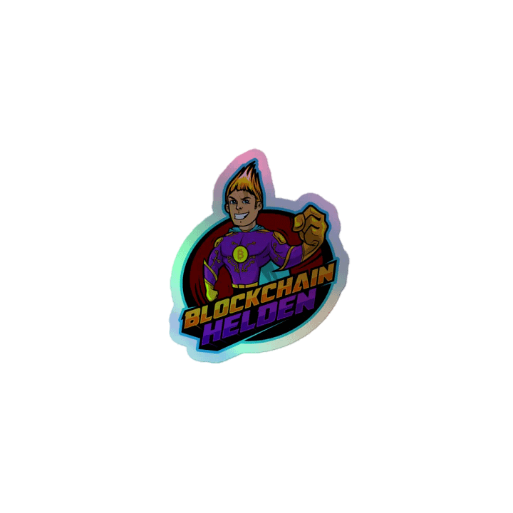 Blockchain Hero Holographic Sticker Pack product image (1)