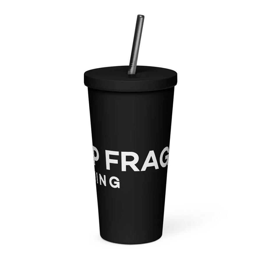 TopFrag™ Insulated Tumbler with a Straw product image (6)