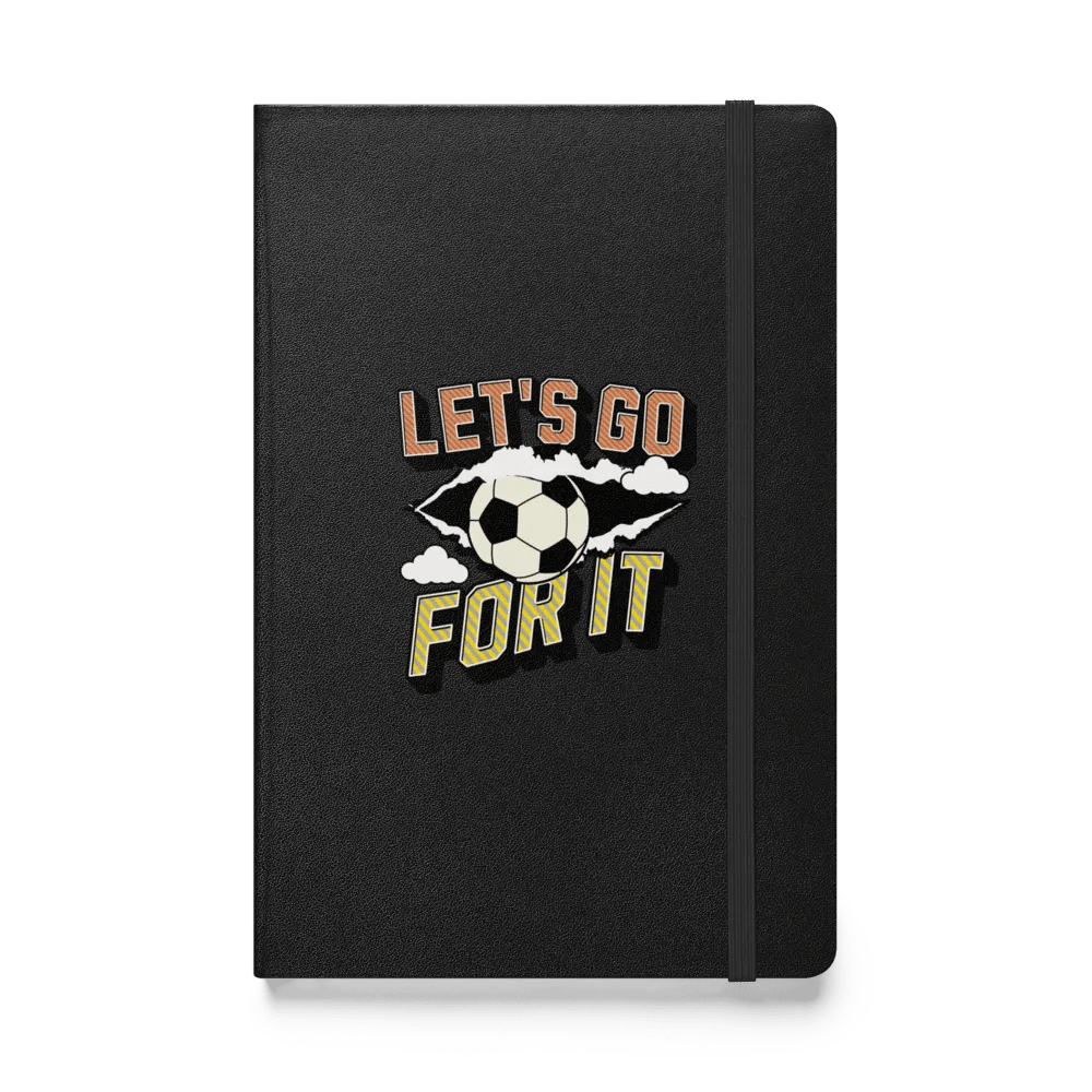 Lets Go For It Soccer Ball Burst Hardcover Notebook product image (1)