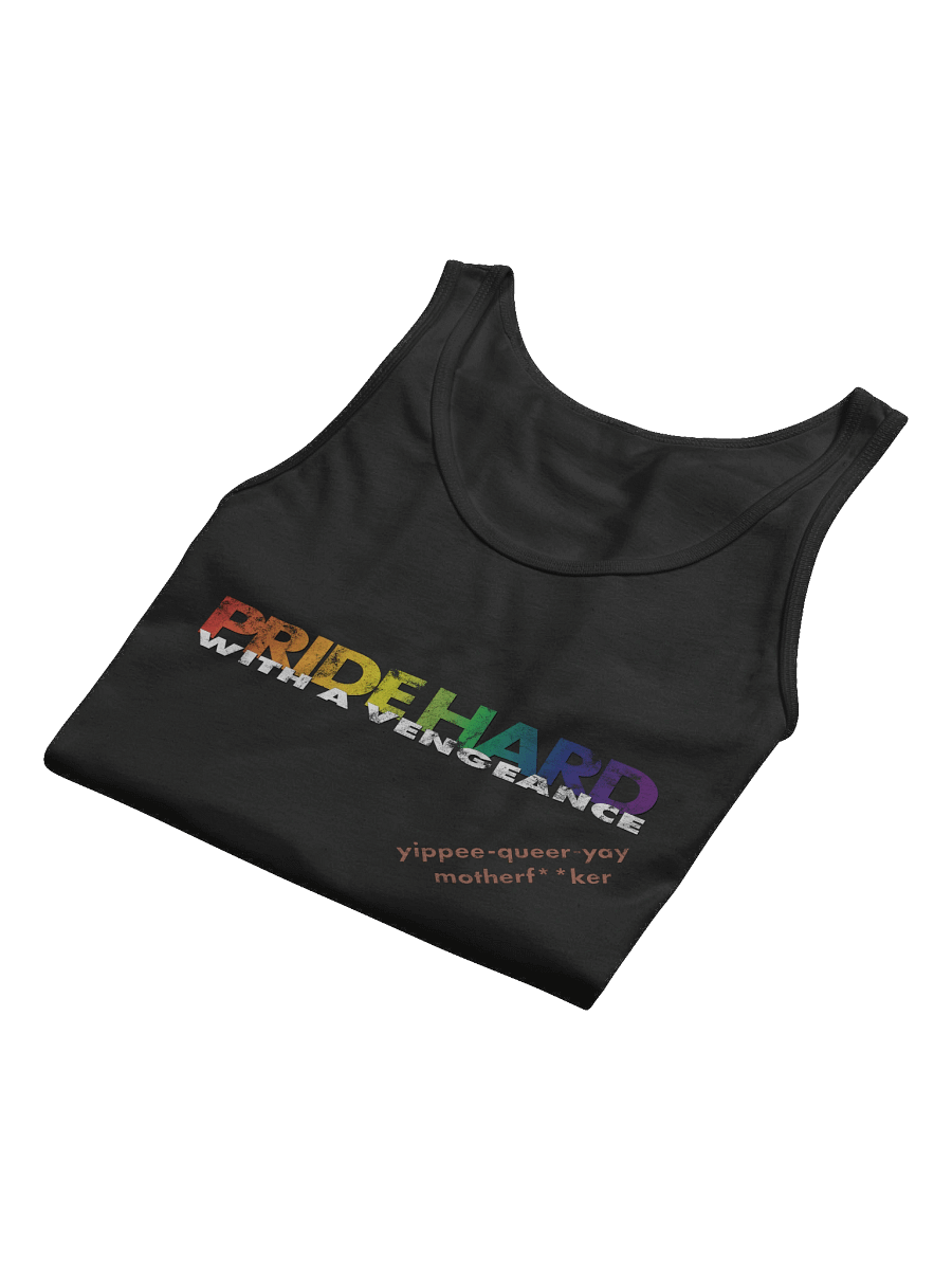 Rainbow "Pride Hard" Tank Top product image (8)