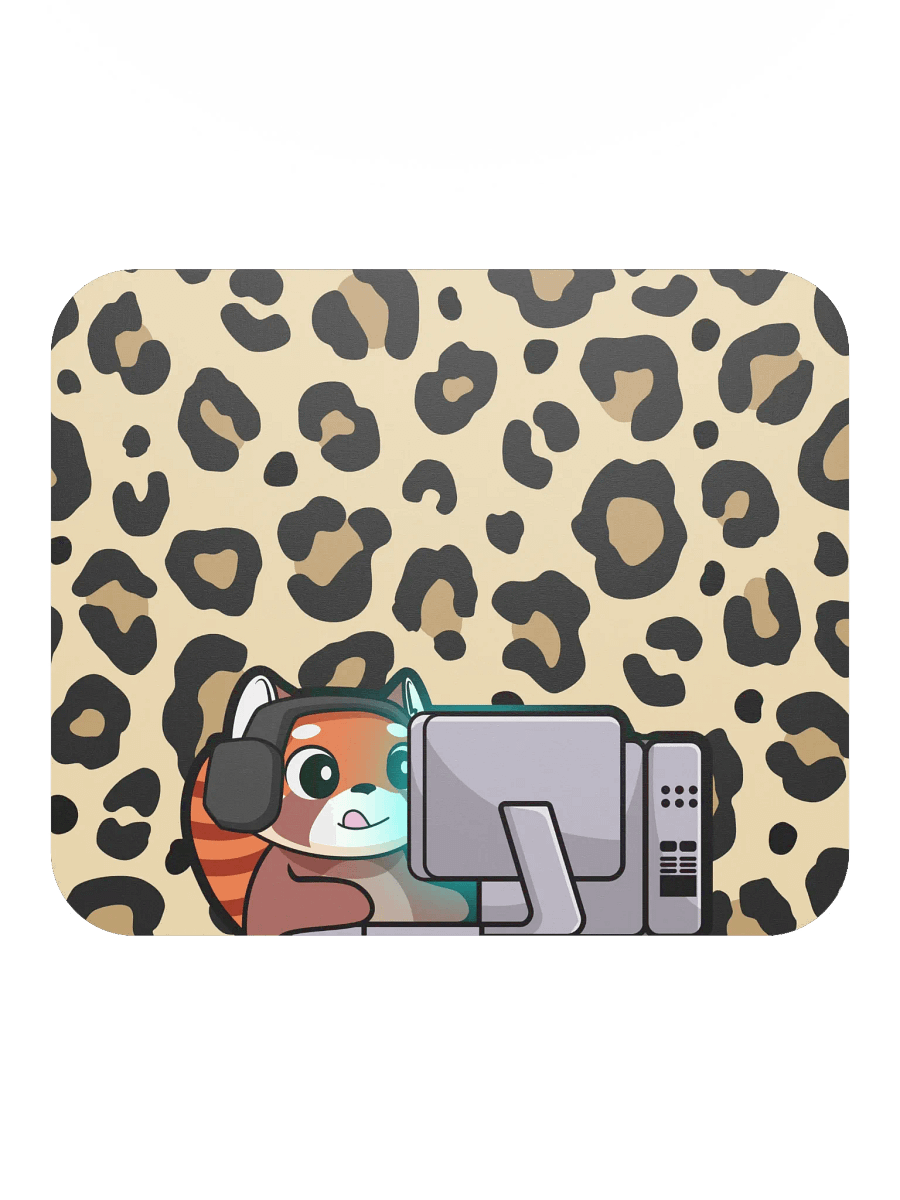 Gaming Bear Mouse Pad (Leopard) - 8.7" x 7.1" product image (1)