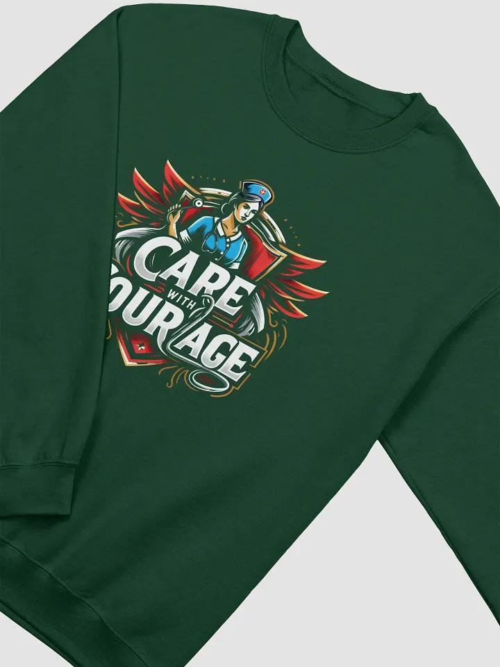 Courageous Care Nurse Stylized Sweatshirt product image (9)