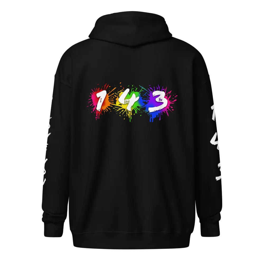 1 4 3 Zip Hoodie product image (9)