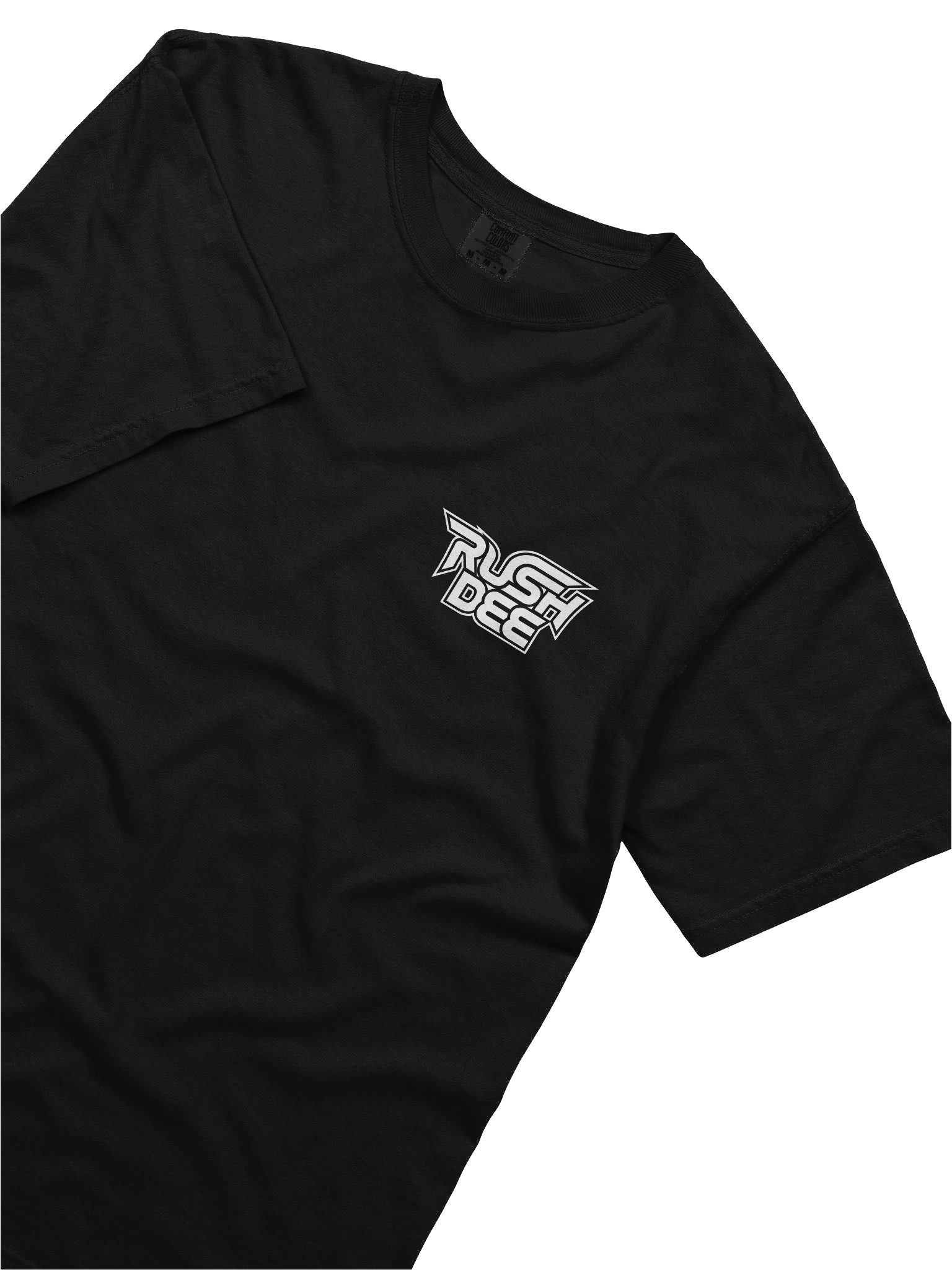 Rush Dee Logo Shirt Front & Back Black product image (5)