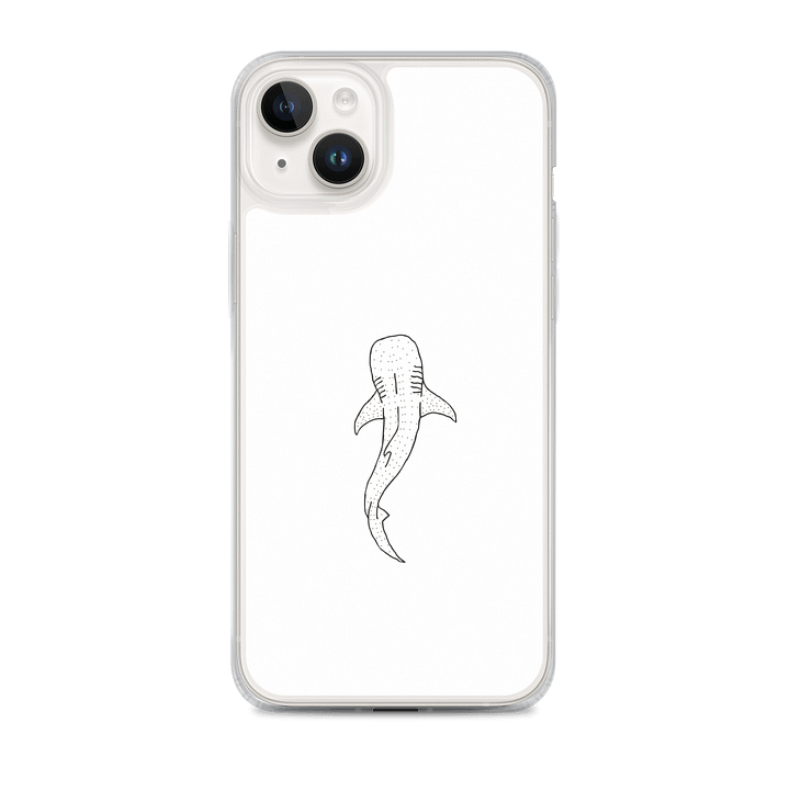 Single Whale Shark iPhone® MagSafe® Clear Case product image (1)