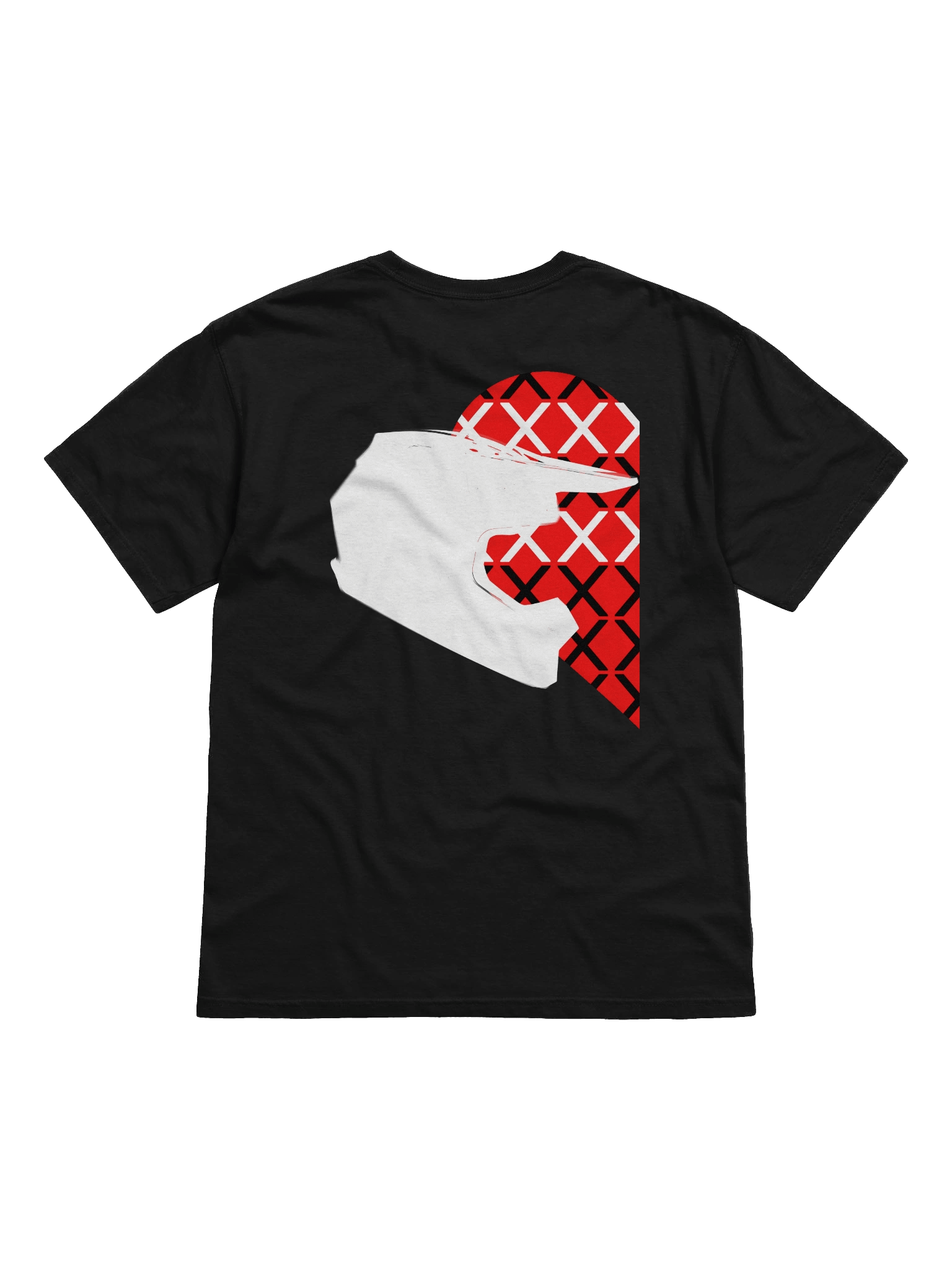 Matching Off-Road Helmet Heart (White-Left) | Shirt product image (1)