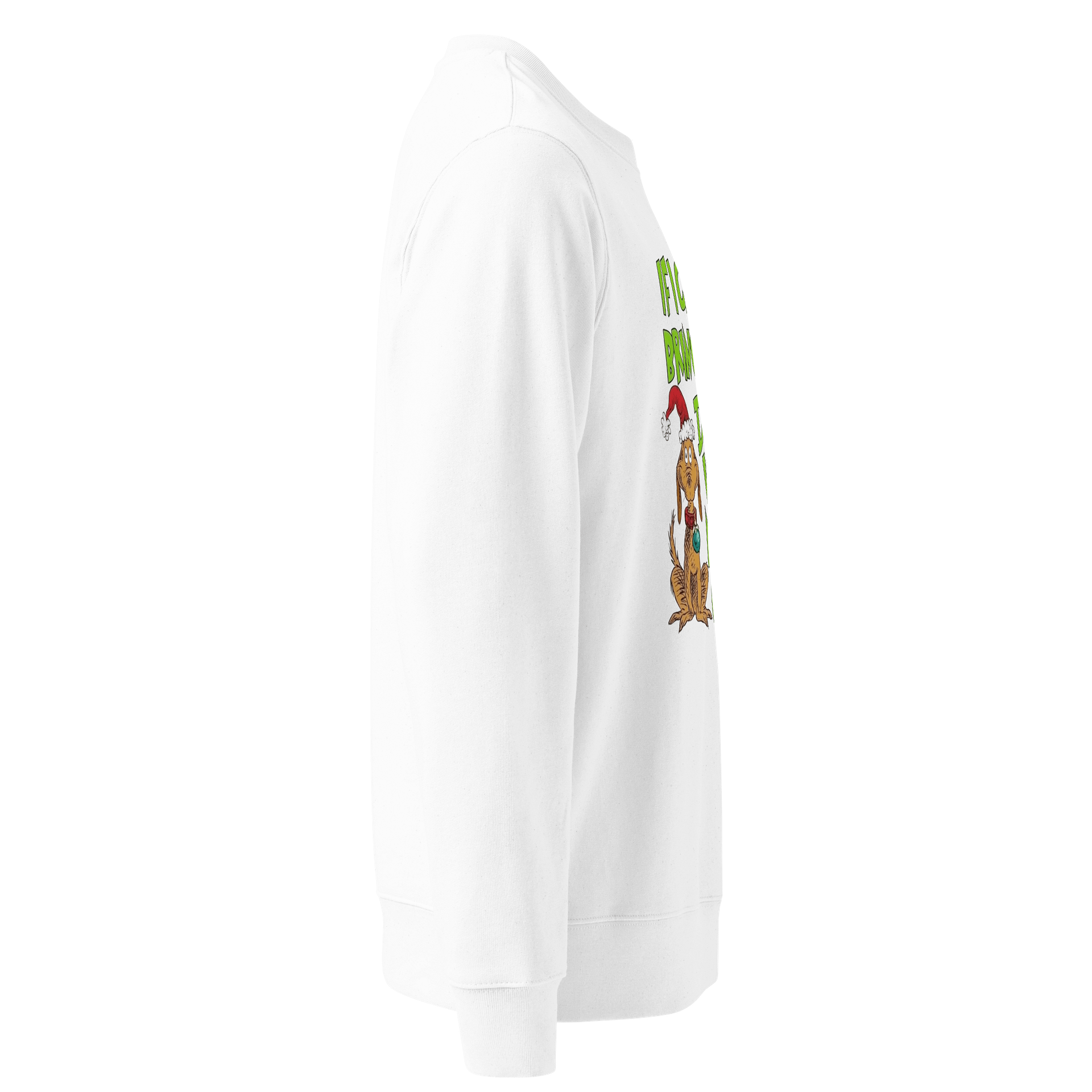 NO DOG, NO GO Unisex Organic Sweatshirt product image (4)