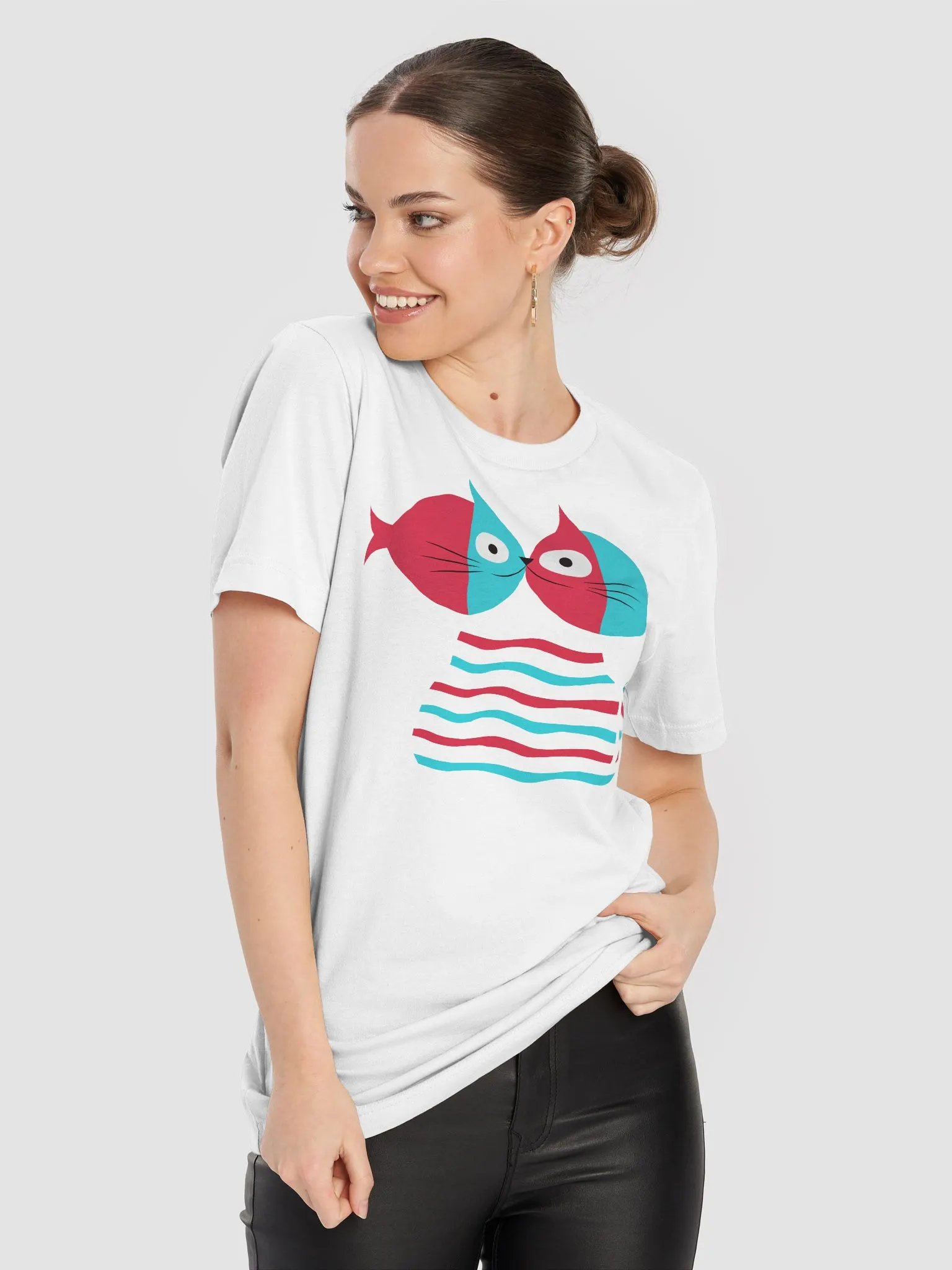 Pisces Lightweight Unisex T-Shirt product image (5)
