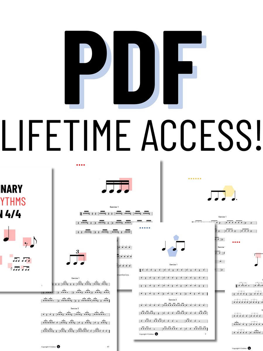 Rhythm Reading PDF Lifetime Access product image (1)