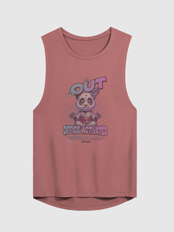 Out of Office Chillmode Panda Activated Bella Tank Top product image (3)