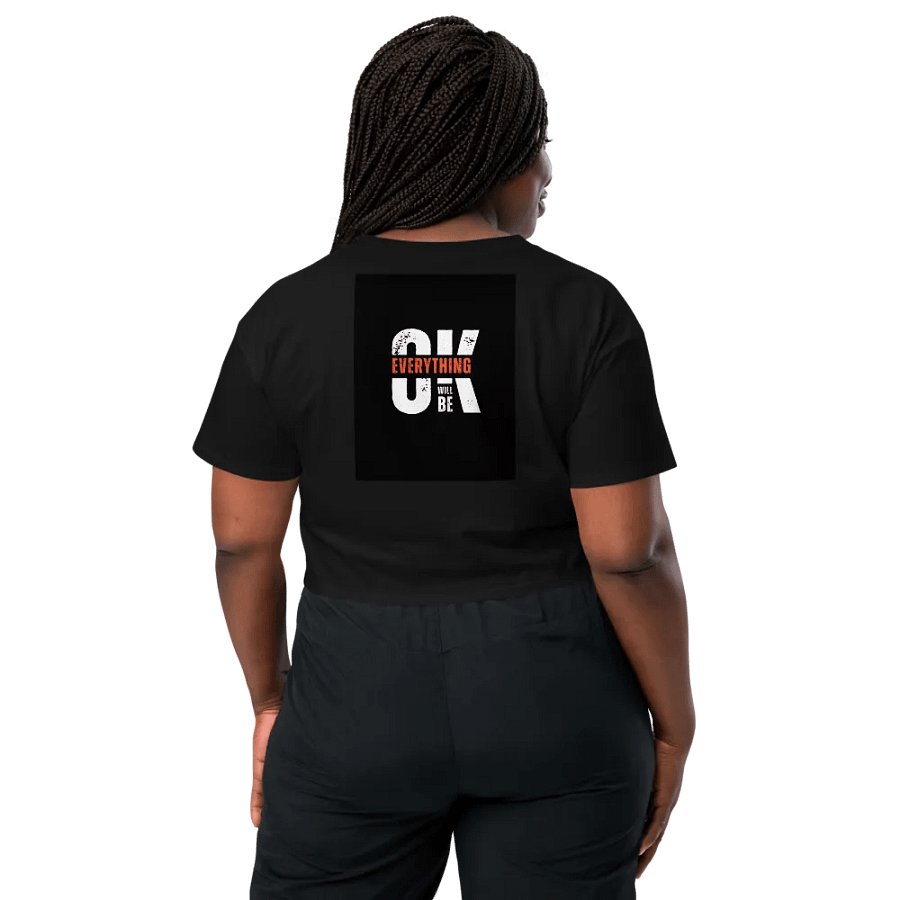 Savage Stretched Font Crop Top product image (3)