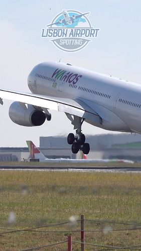 Wamos Air Airbus A330-300 landing Lisbon Airport ✈️✨Full compilation on YouTube (link in bio @lisbon.airport.spotting)

 #lis...
