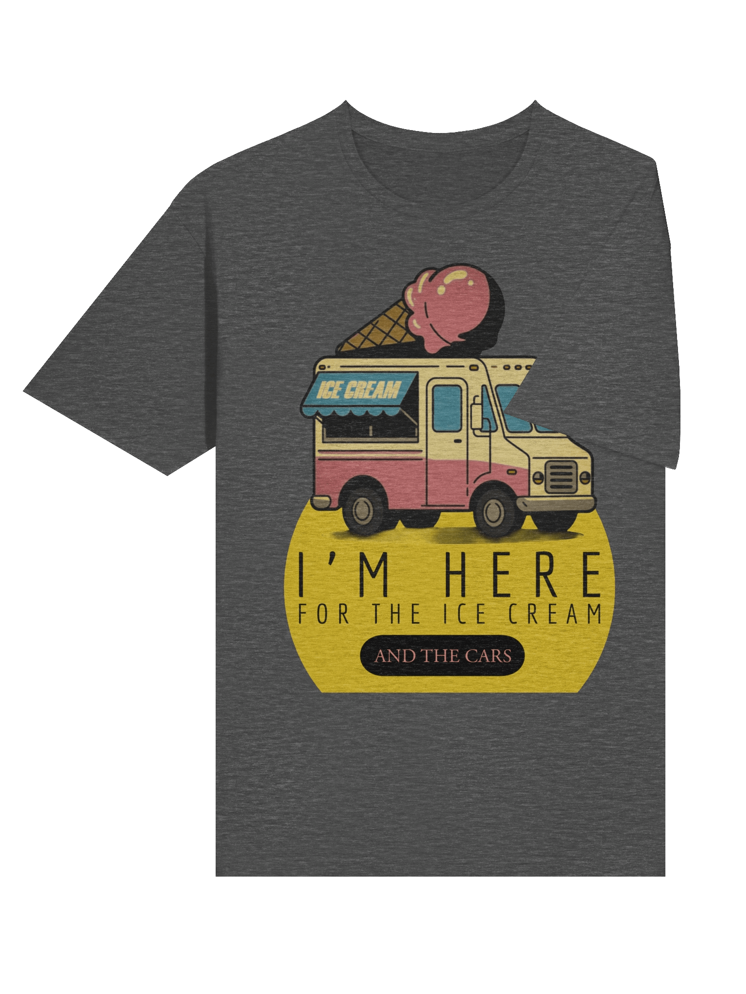 I'm Here for the Ice Cream T-Shirt (unisex) product image (6)