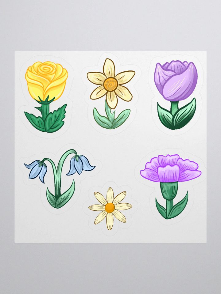 Wildflower Kiss Cut Sticker Set product image (1)