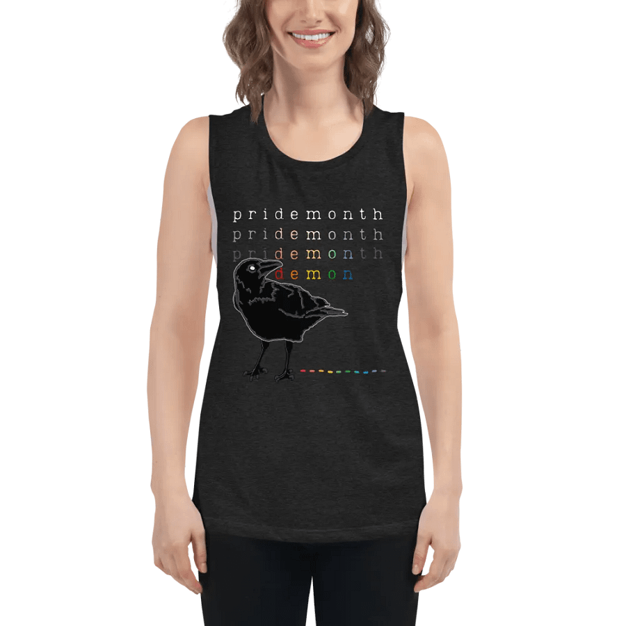 priDEMONth tank (crow) product image (5)