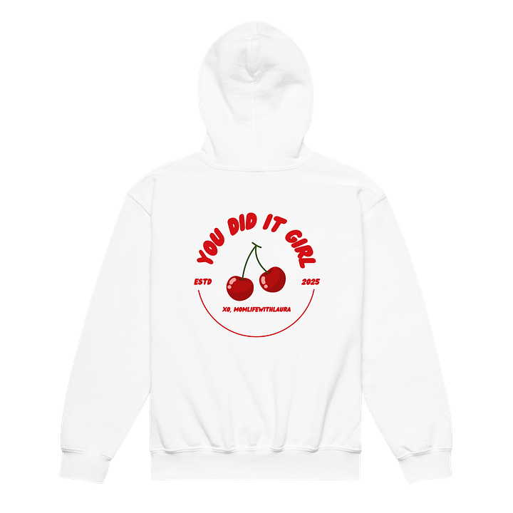 Kids You Did It Girl Hoodie - Cherries product image (14)