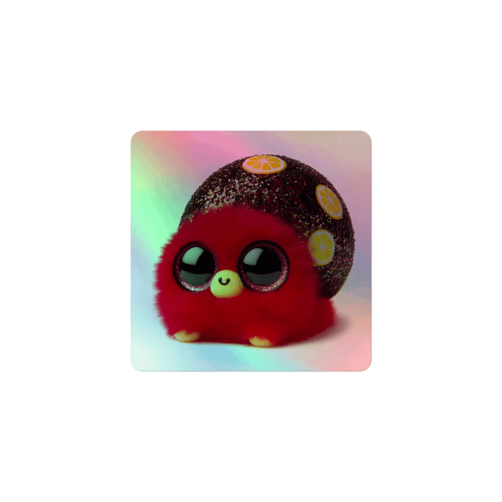 Lemon Glitz Plush Toy Sticker Set product image (1)