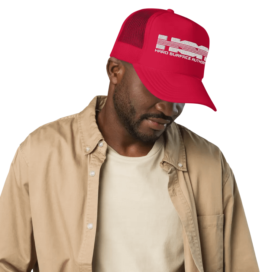 Hard Surface Authority Trucker Cap (White logotype) product image (6)
